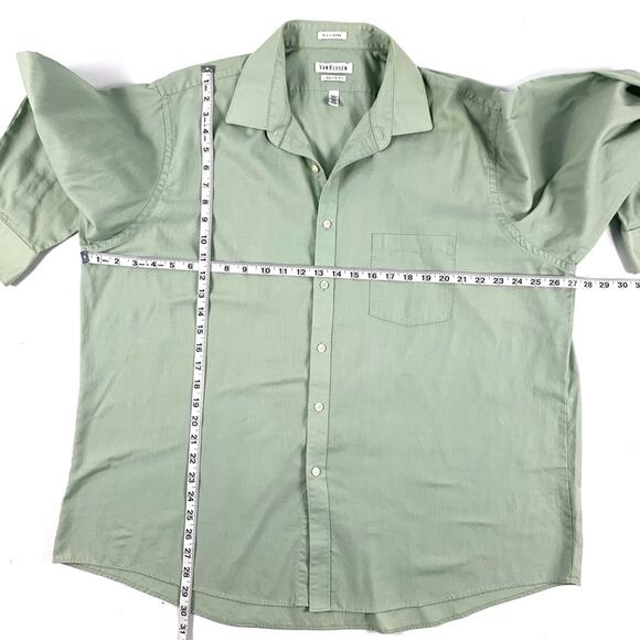 Green Button Down Shirt - Picture 6 of 10